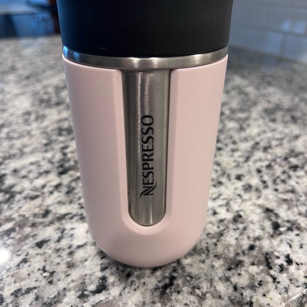 Nespresso Blush Pink Travel Mug